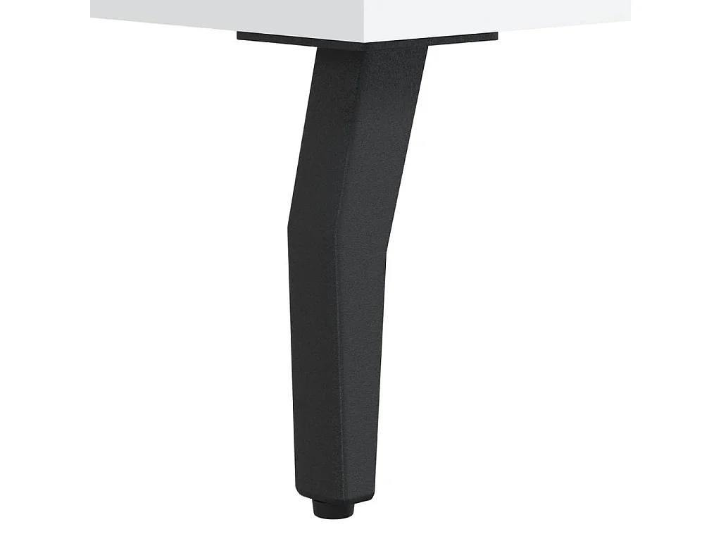 Table de chevet blanc 40x35x47,5 bois d’ingénierie