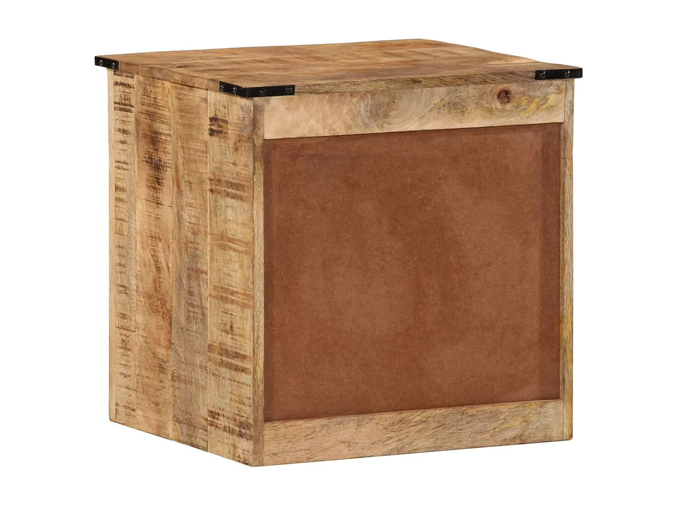 Table de chevet 45x40x45 bois de manguier massif