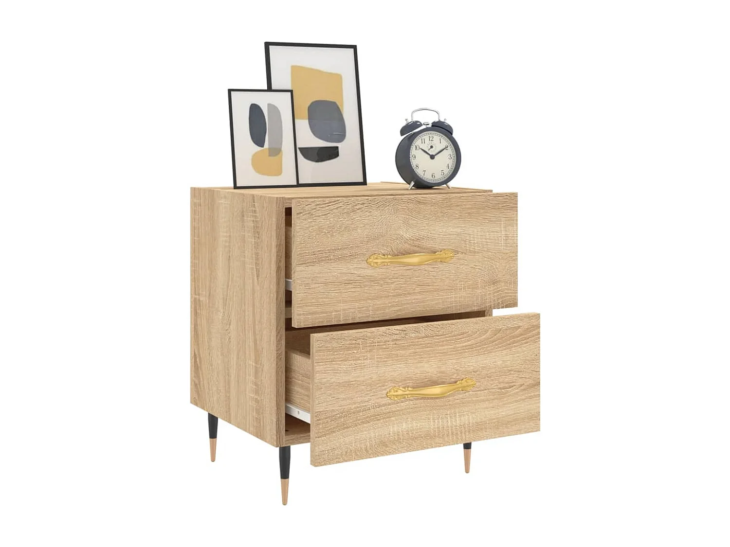 Tables de chevet 2 pcs chêne sonoma 40x35x47,5