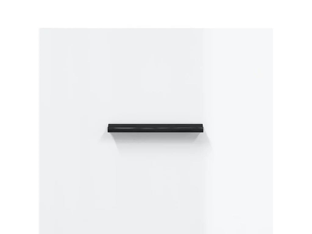 Tables de chevet 2 pcs blanc brillant 40x35x47,5