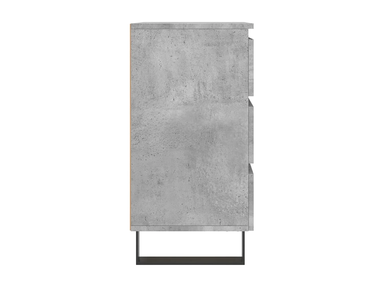 Tables de chevet 2 pcs gris béton 40x35x69 bois d’ingénierie