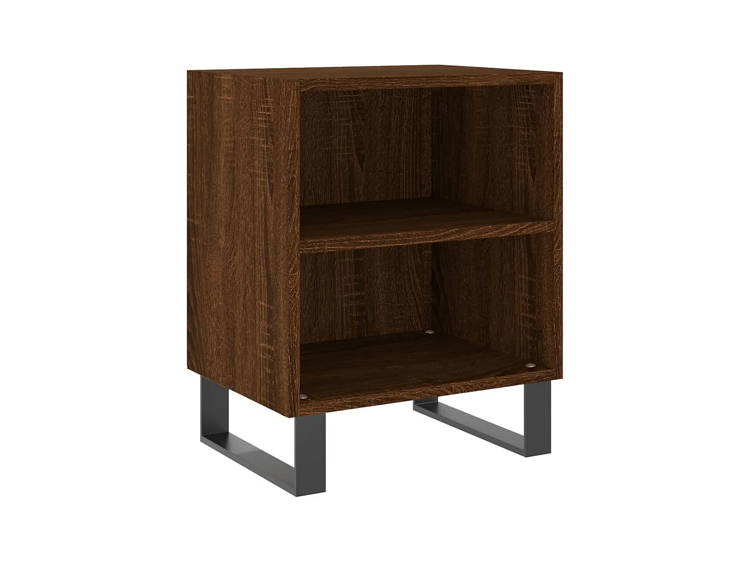 Table de chevet chêne marron 40x30x50 bois d'ingénierie