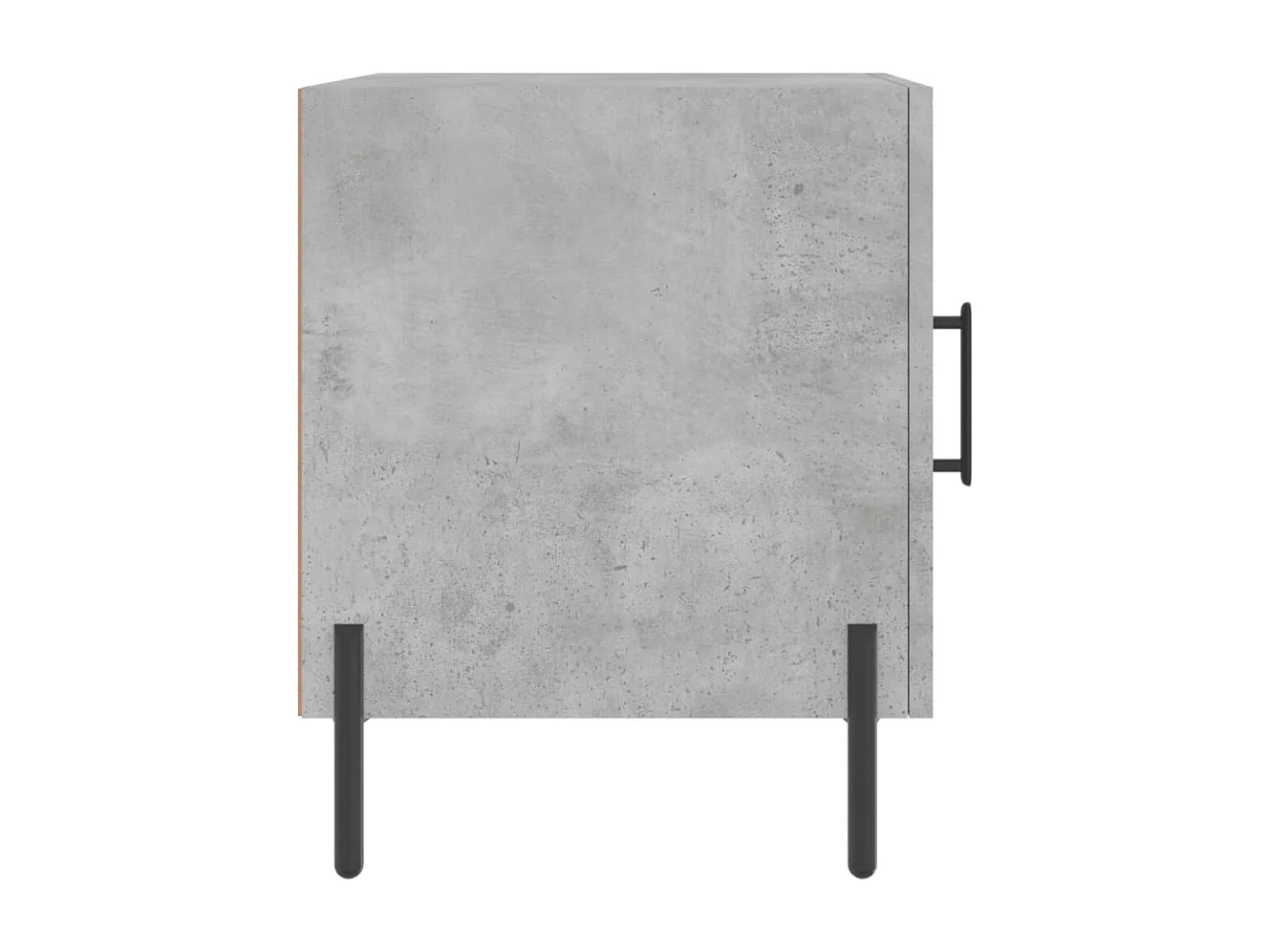 Table de chevet gris béton 40x40x50 bois d’ingénierie