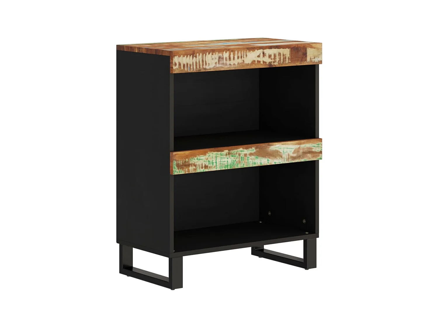 Armoire latérale 60x33x75 bois massif de récupération