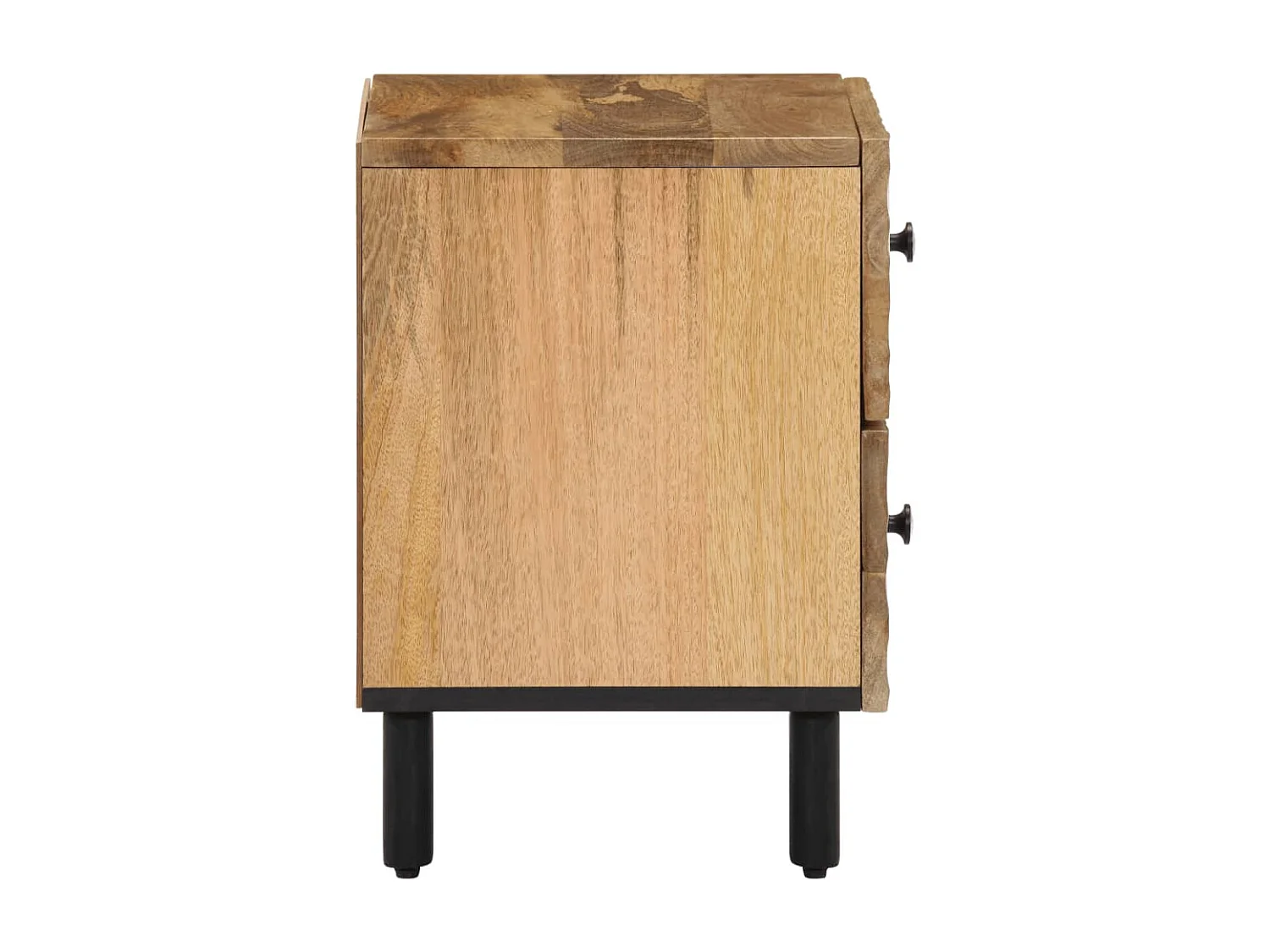 Tables de chevet 2 pcs 40x33x46 Bois de manguier solide