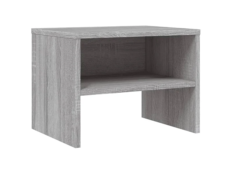 Table de chevet Sonoma gris 40x30x30 Bois d'ingénierie