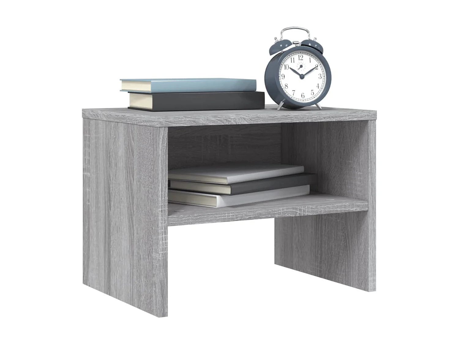 Table de chevet Sonoma gris 40x30x30 Bois d'ingénierie