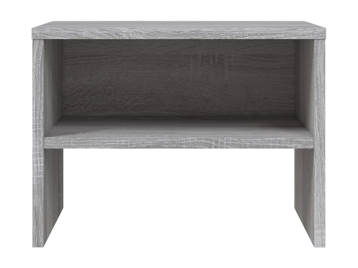 Table de chevet Sonoma gris 40x30x30 Bois d'ingénierie