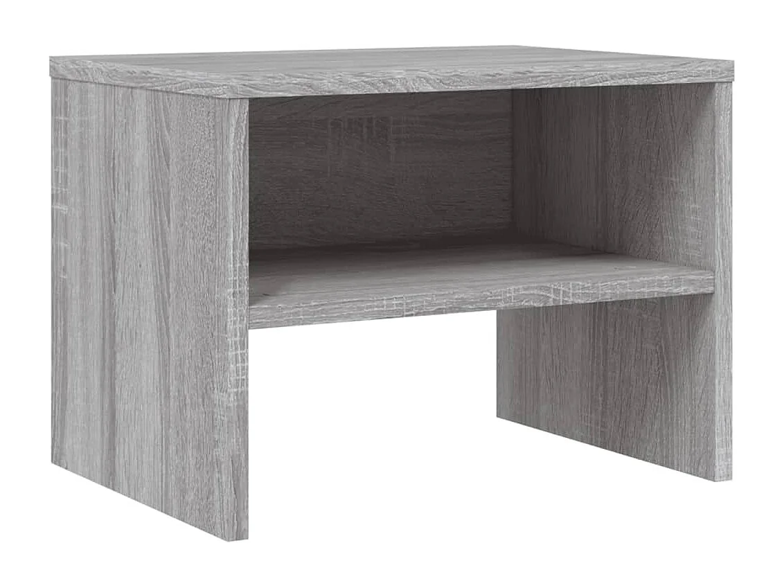 Table de chevet Sonoma gris 40x30x30 Bois d'ingénierie