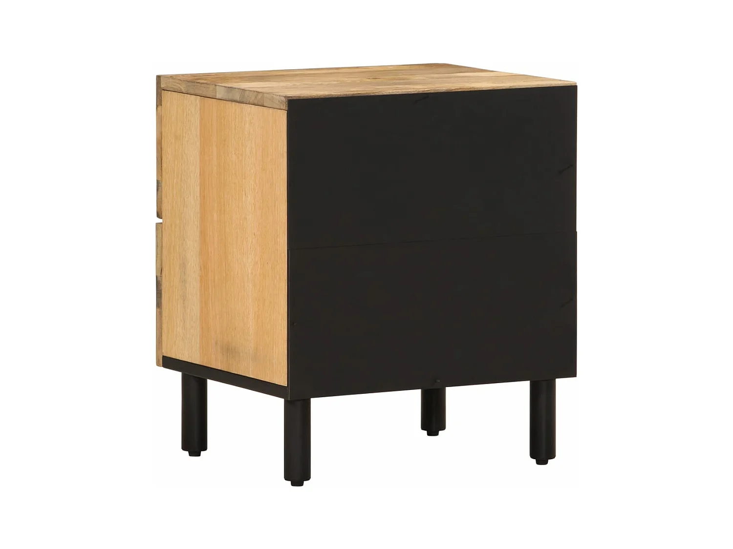 Table de chevet 40x33x46 Bois de manguier solide