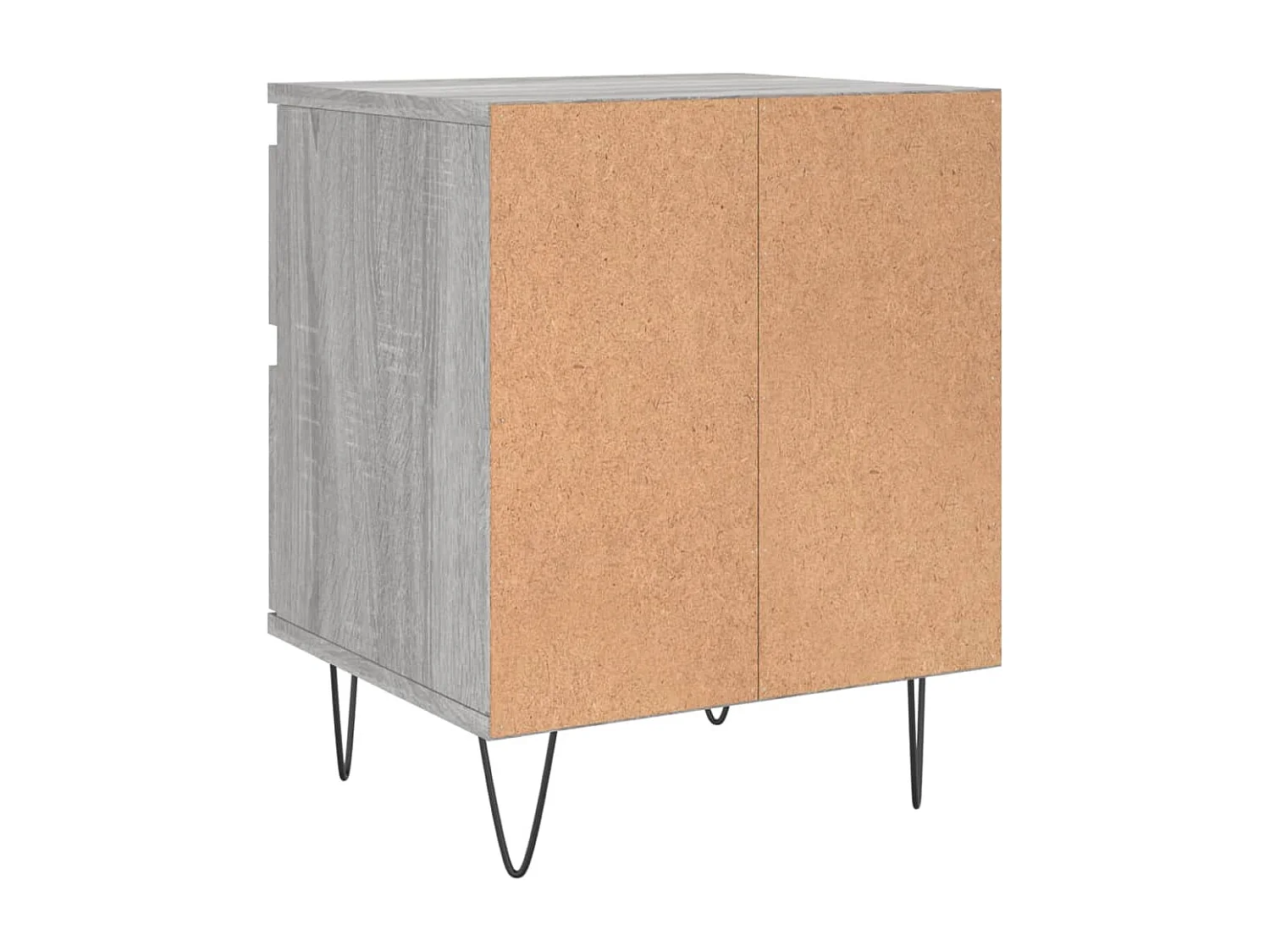 Tables de chevet 2 pcs sonoma gris 40x35x50 bois ingénierie