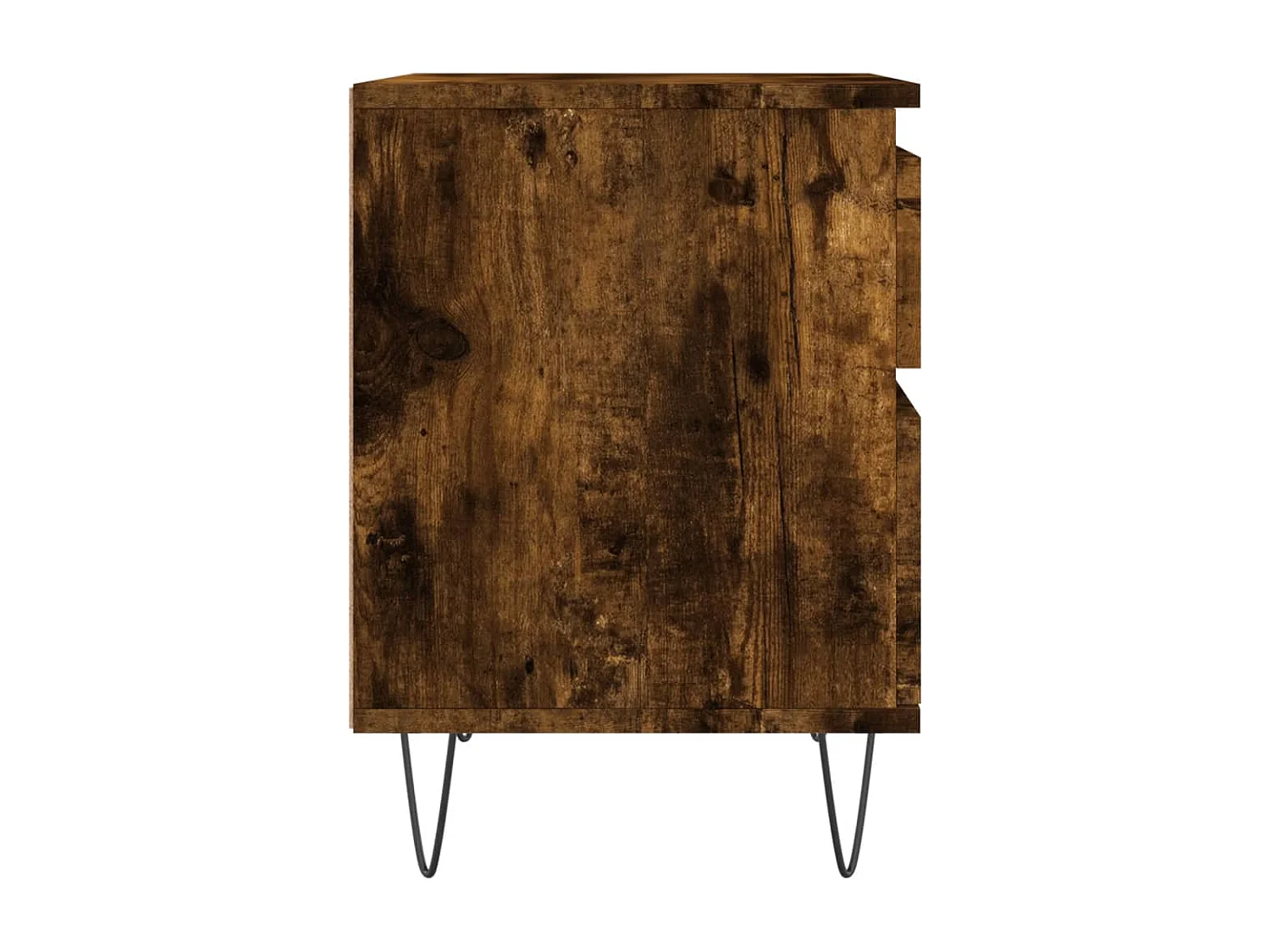 Tables de chevet 2 pcs chêne fumé 40x35x50 bois ingénierie