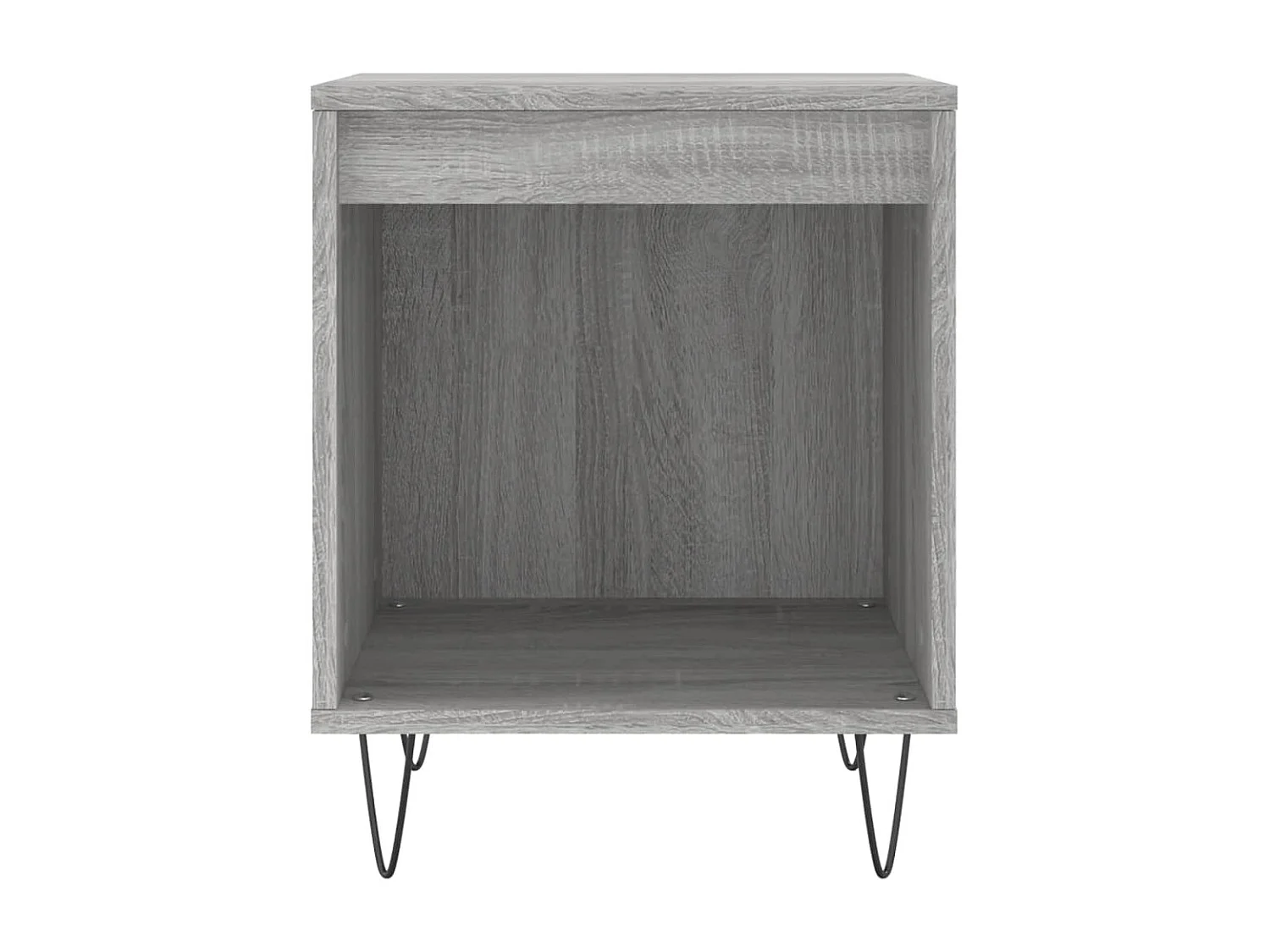 Table de chevet sonoma gris 40x35x50 bois d’ingénierie