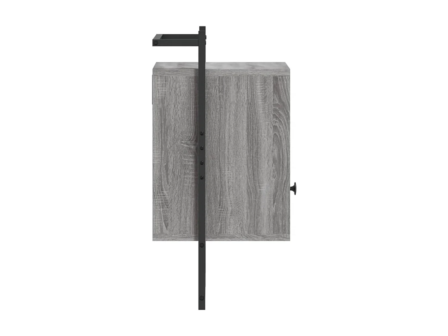 Table de chevet murale sonoma gris 40x30x61 bois d'ingénierie