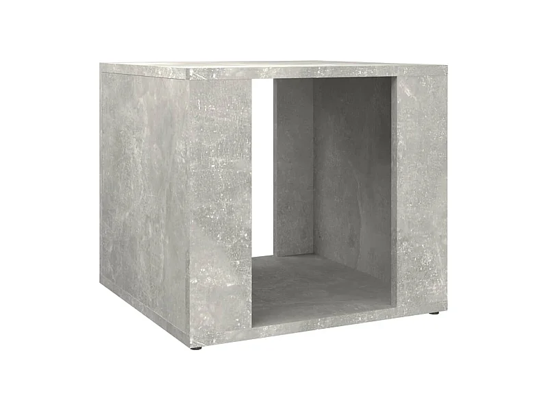 Table de chevet Gris béton 41x40x36 Bois d'ingénierie