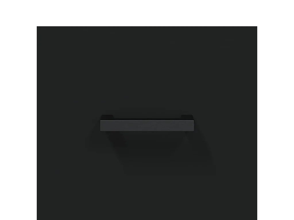 Tables de chevet 2 pcs noir 40x35x47,5 bois d’ingénierie