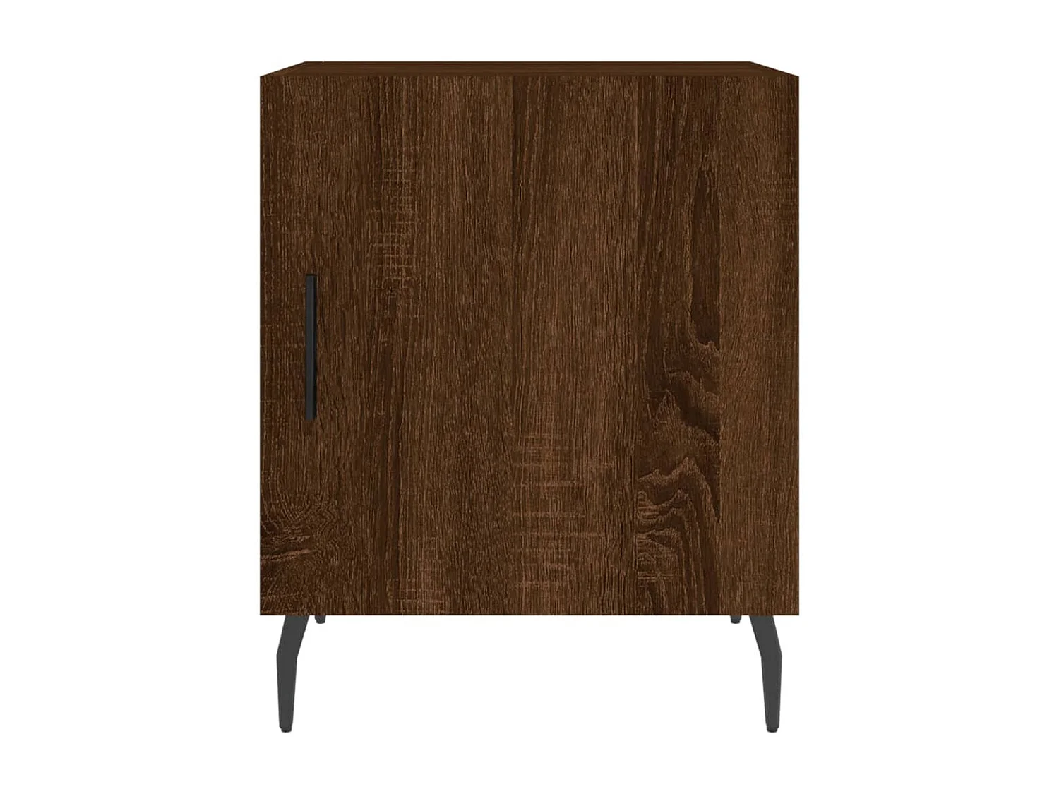 Tables de chevet 2pcs chêne marron 40x40x50 bois d'ingénierie