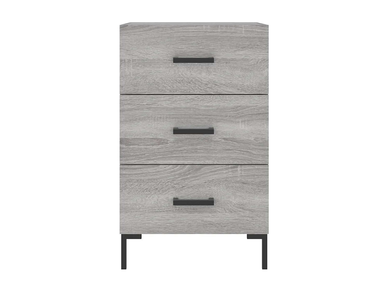 Table de chevet sonoma gris 40x40x66 bois d'ingénierie