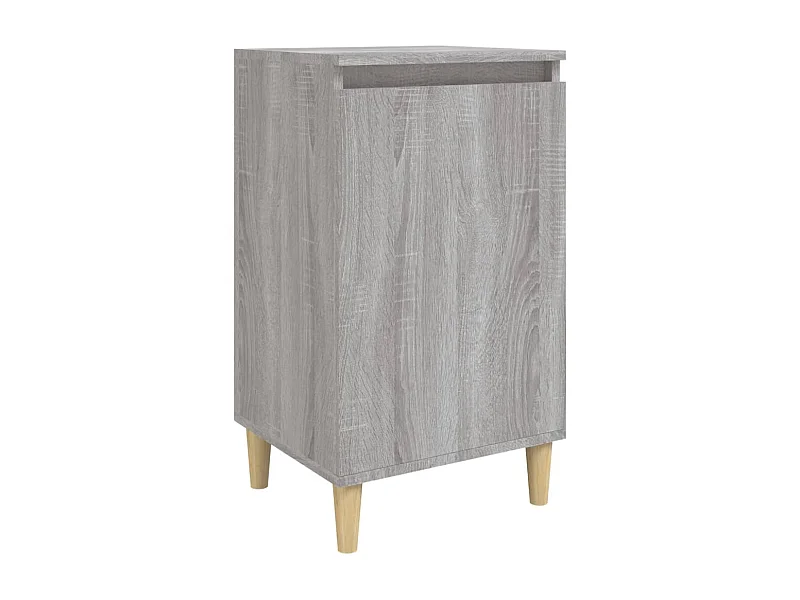 Table de chevet sonoma gris 40x35x70 bois d'ingénierie
