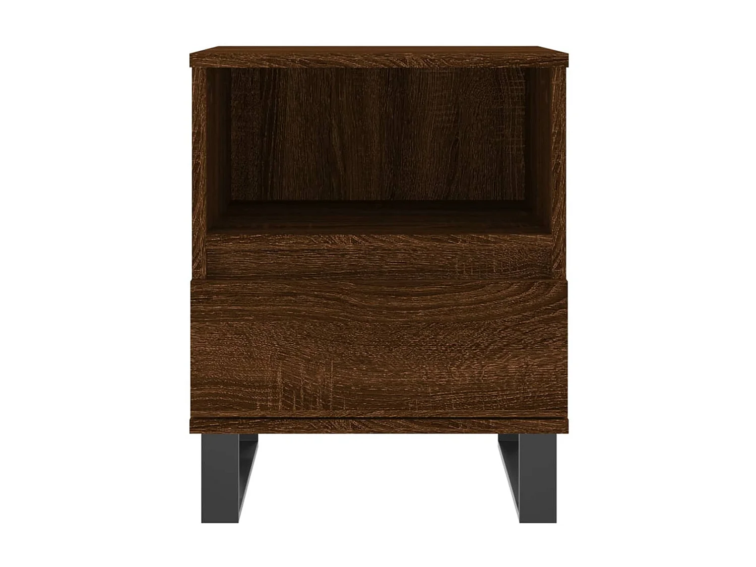 Tables de chevet 2 pcs chêne marron 40x35x50 bois ingénierie