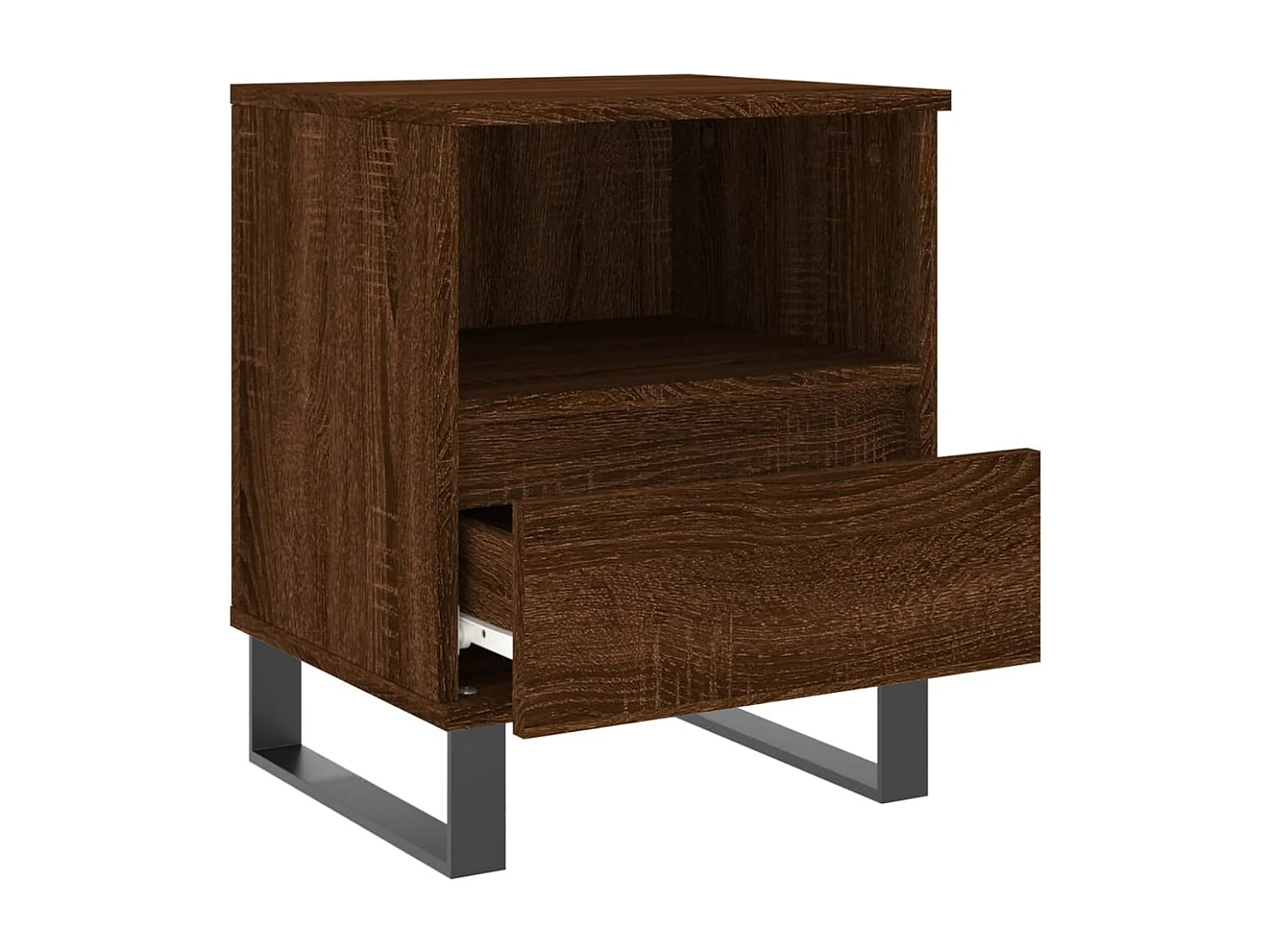 Tables de chevet 2 pcs chêne marron 40x35x50 bois ingénierie