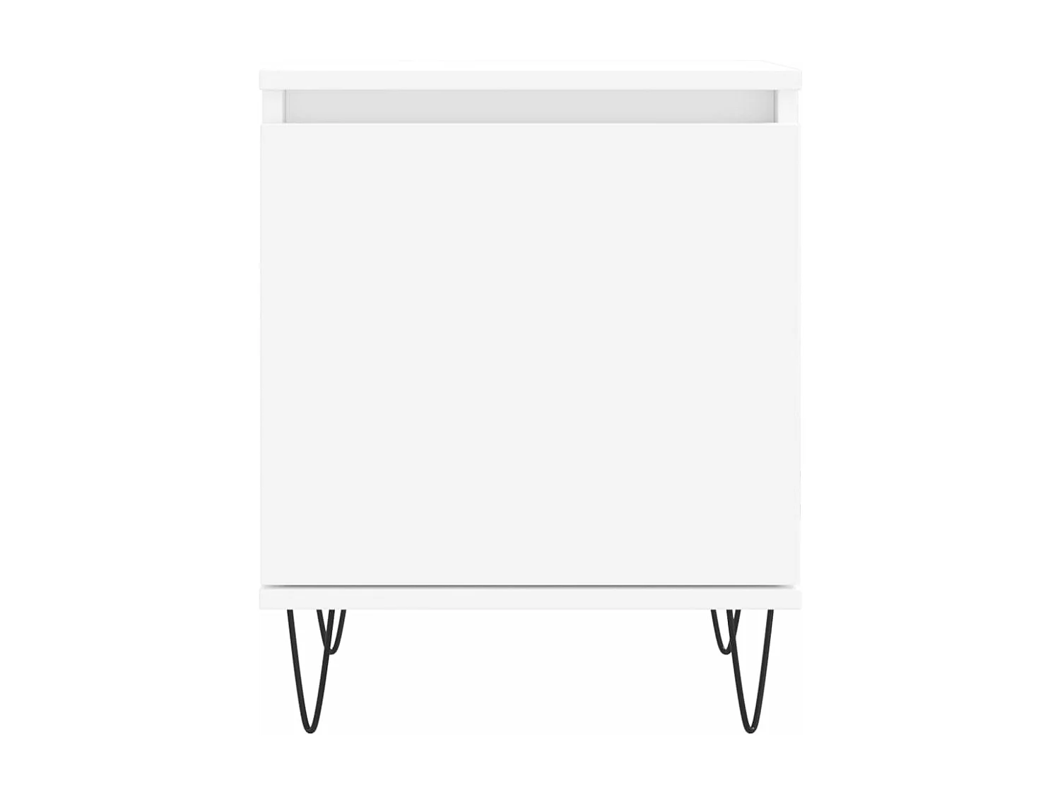 Tables de chevet 2 pcs blanc 40x30x50 bois d'ingénierie