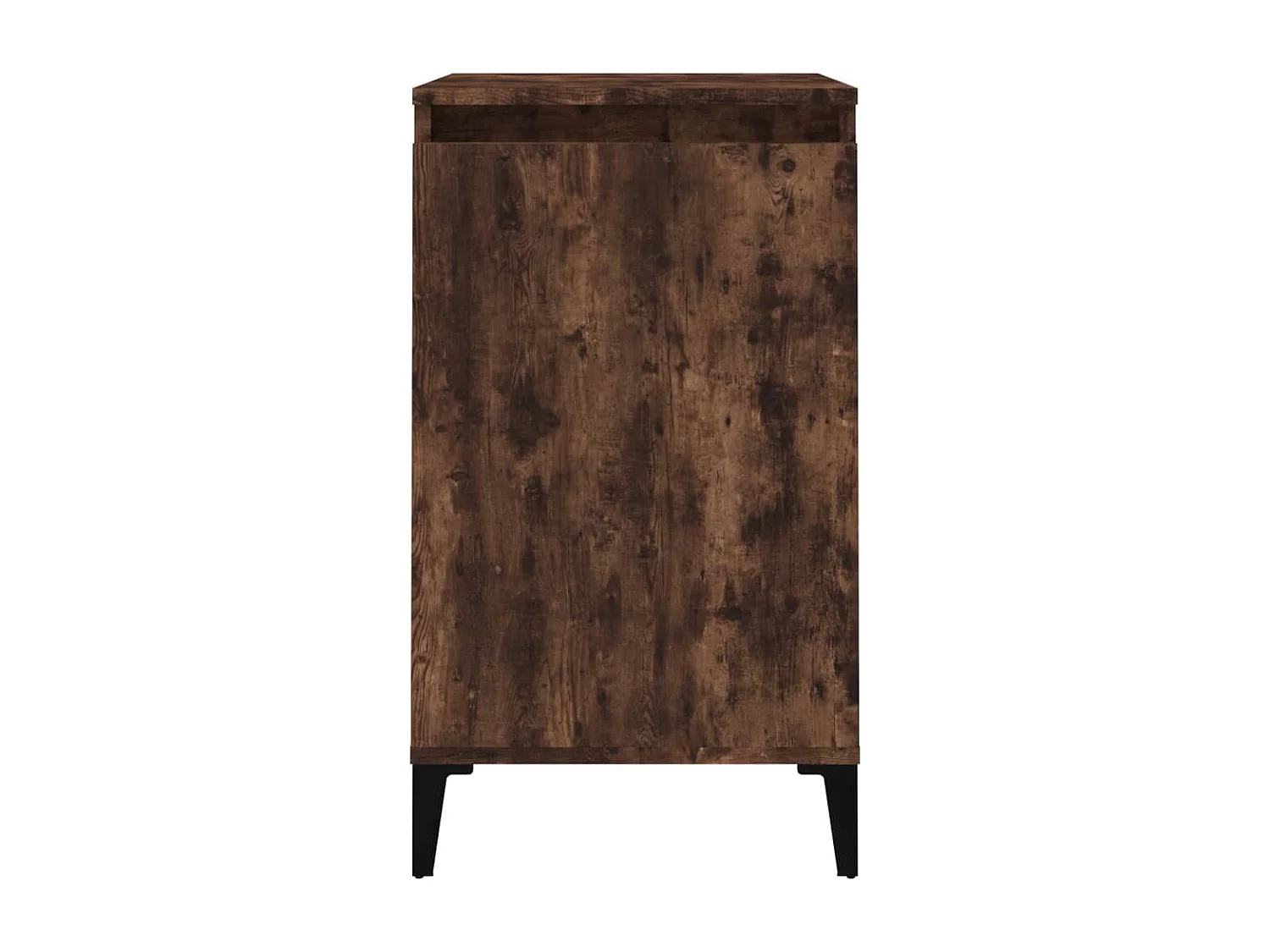 Table de chevet chêne fumé 40x35x70 bois d'ingénierie