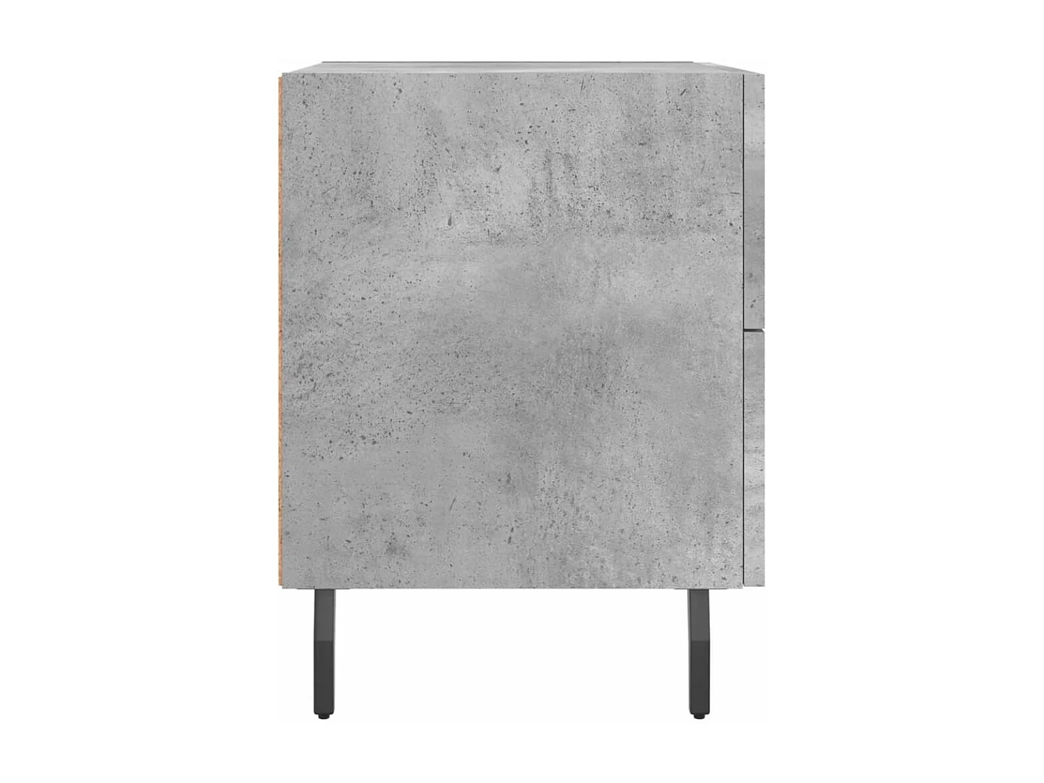 Tables de chevet 2pcs gris béton 40x35x47,5 bois d’ingénierie