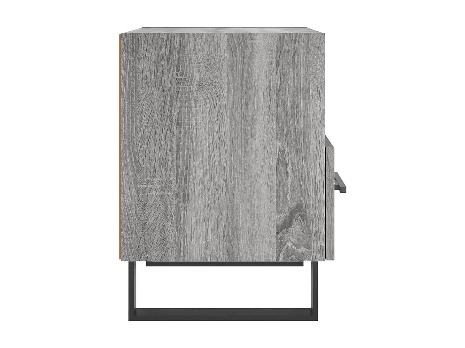 Table de chevet sonoma gris 40x35x47,5 bois d’ingénierie