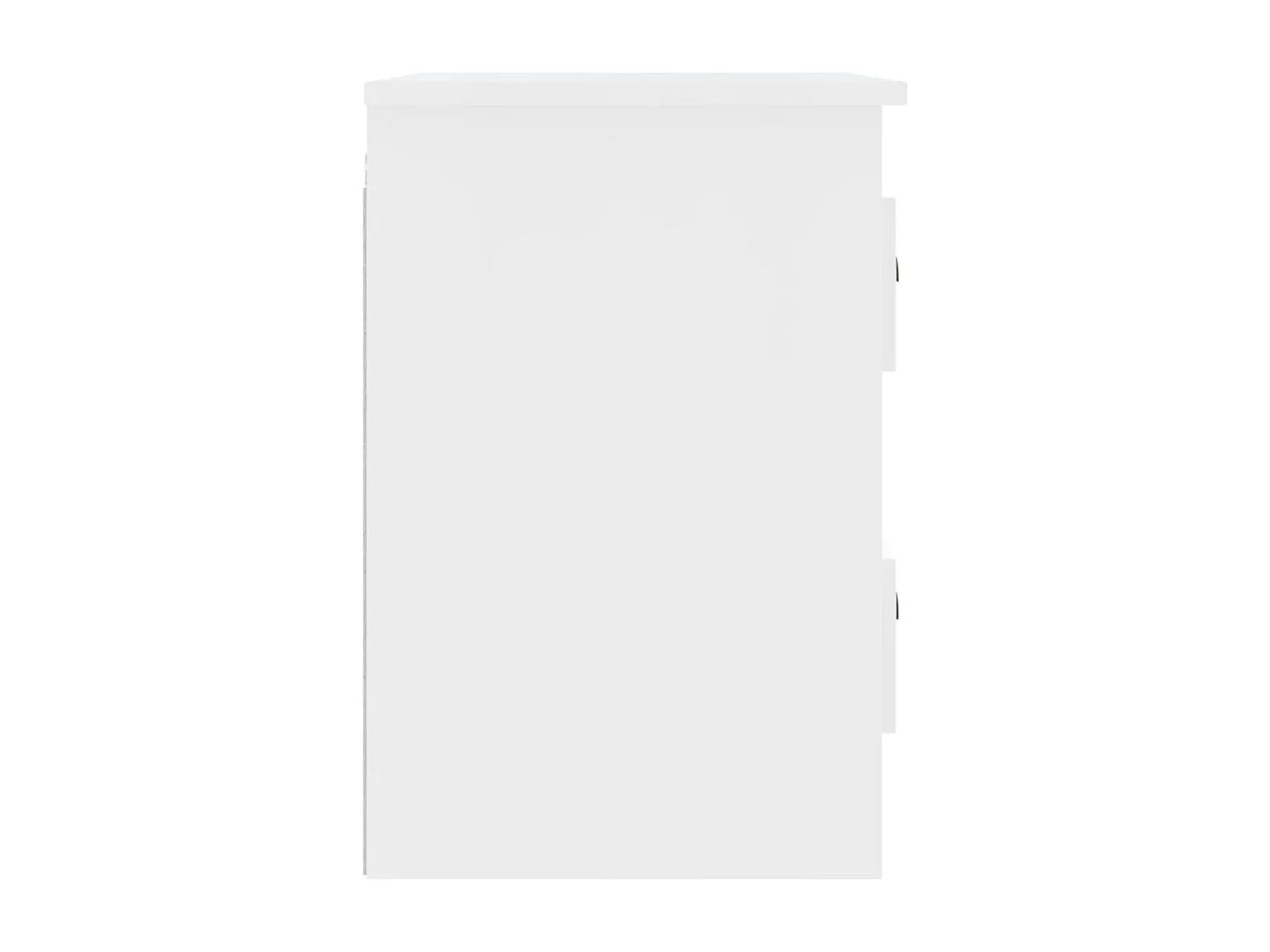 Tables de chevet murales 2 pcs blanc 41,5x36x53