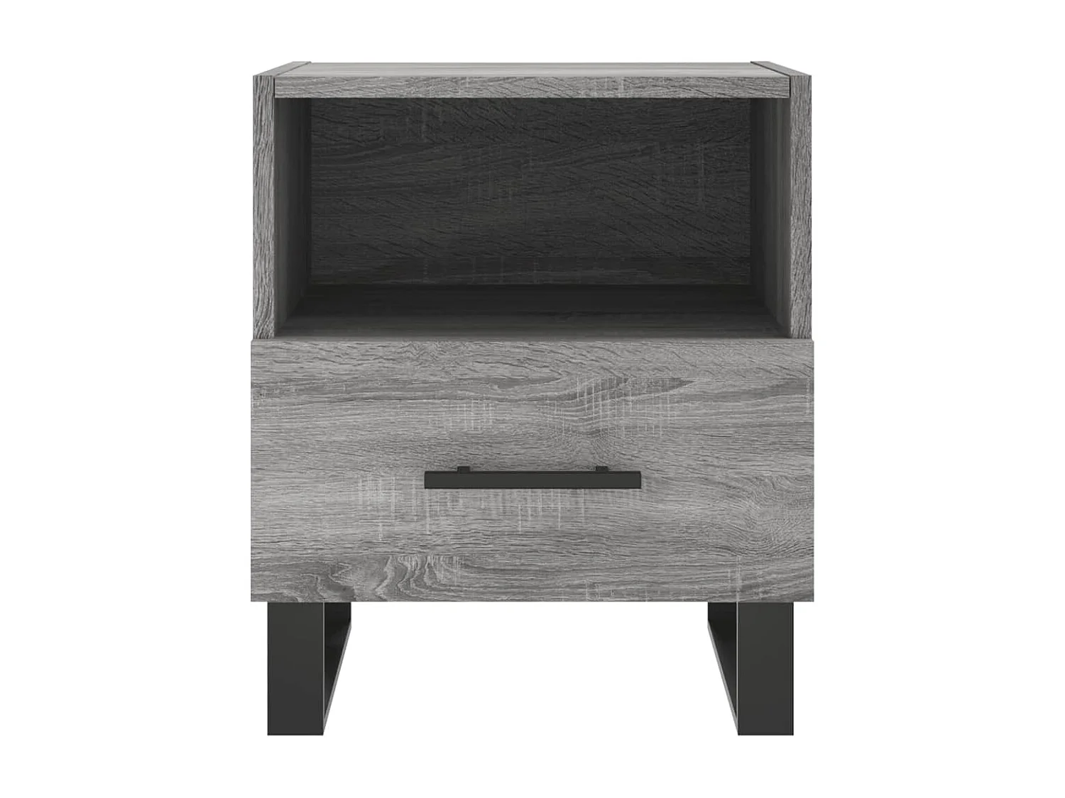 Tables de chevet 2 pcs sonoma gris 40x35x47,5