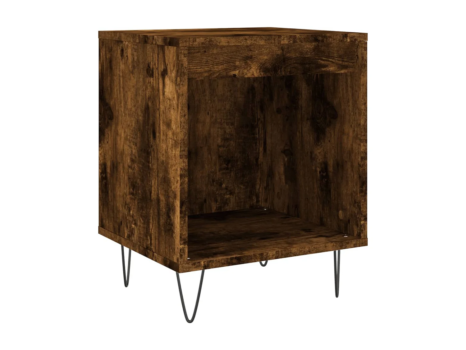 Tables de chevet 2 pcs chêne fumé 40x35x50 bois ingénierie