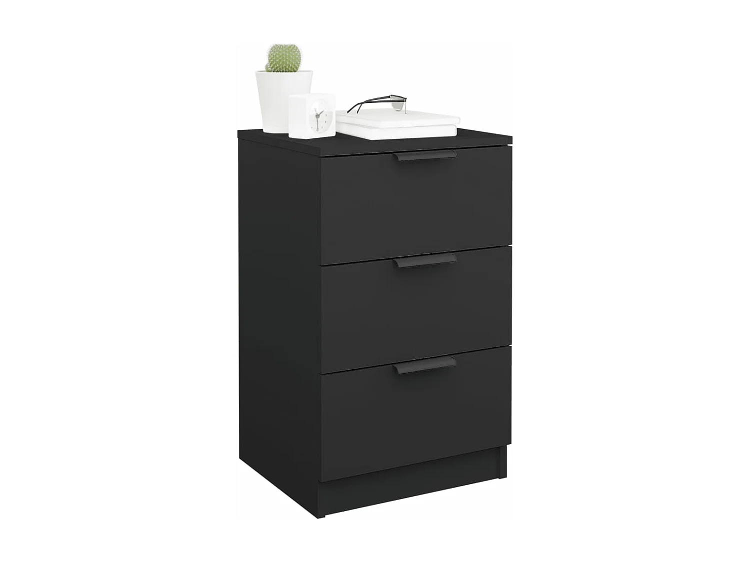 Tables de chevet 2 pcs noir 40x36x65