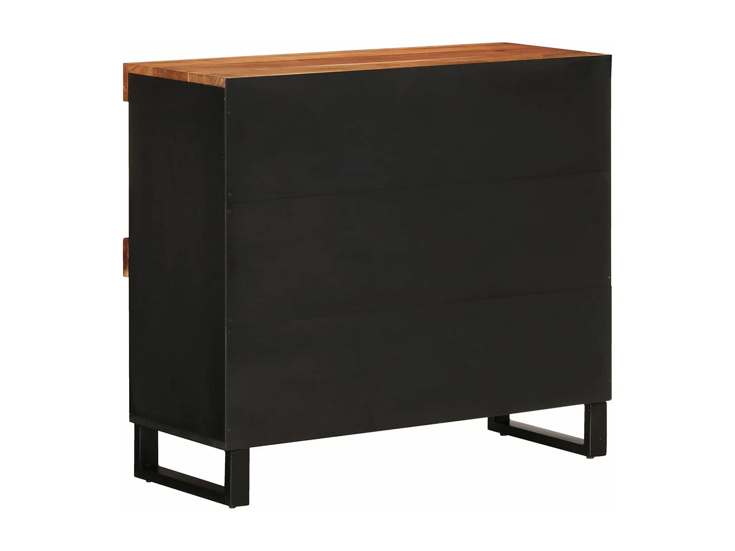 Armoire latérale 85x33x75 bois massif d'acacia