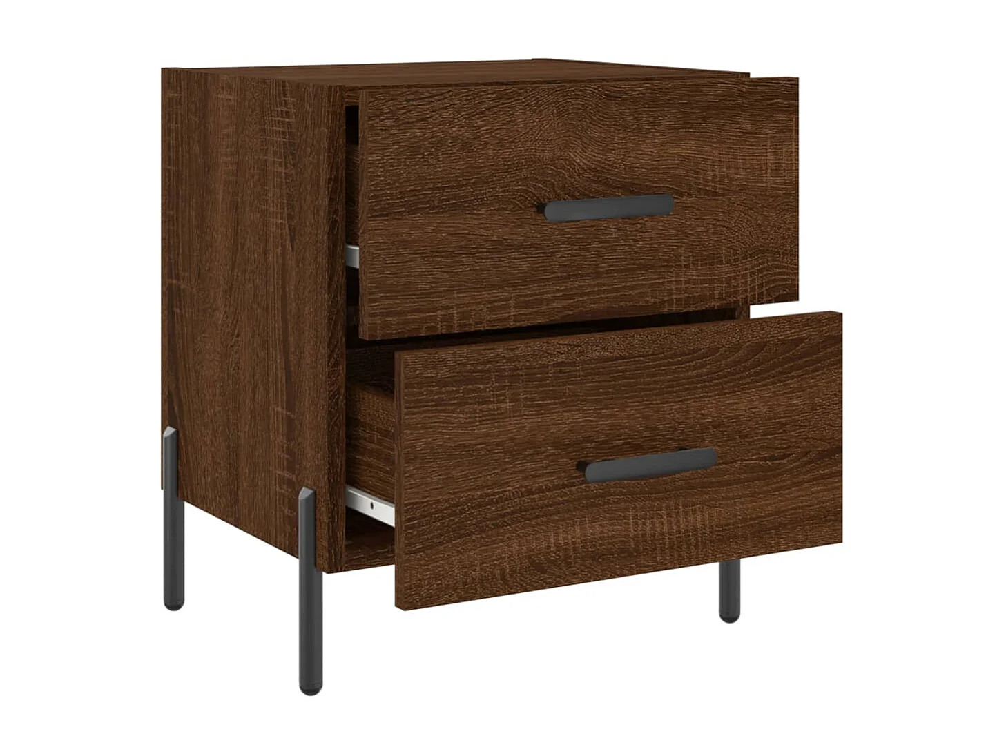 Tables de chevet 2 pcs chêne marron 40x35x47,5