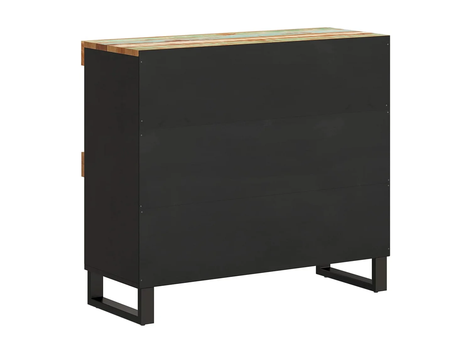 Armoire latérale 85x33x75 bois massif de récupération