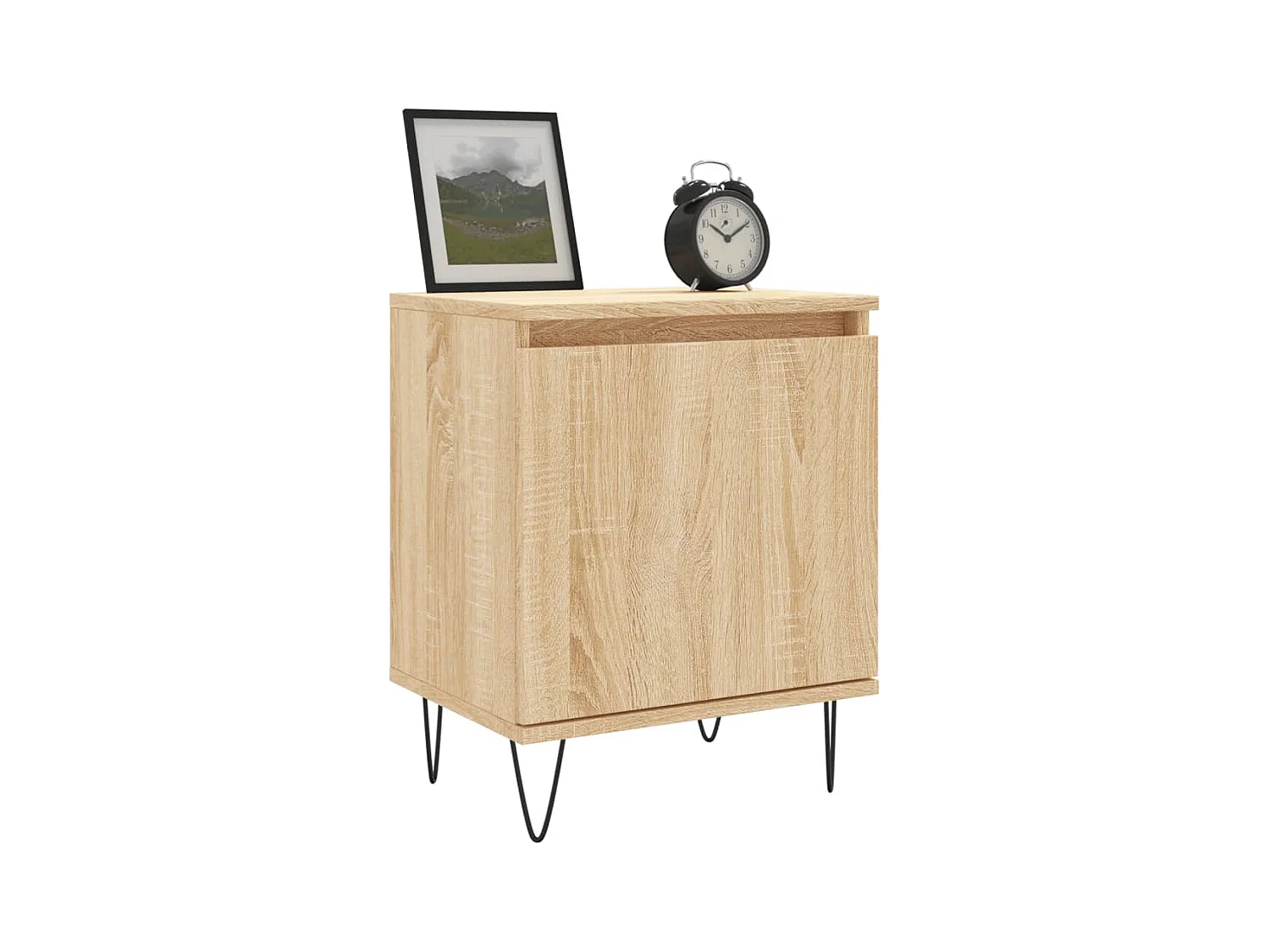 Tables de chevet 2pcs chêne sonoma 40x30x50 bois d'ingénierie