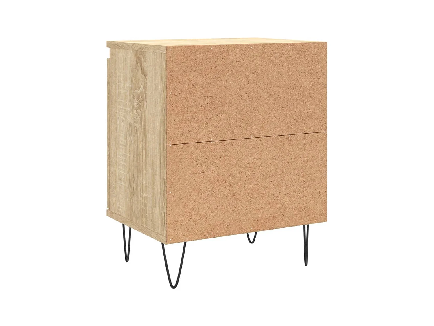Tables de chevet 2pcs chêne sonoma 40x30x50 bois d'ingénierie