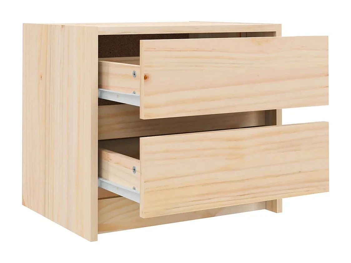 Table de chevet 40x31x35,5 bois de pin massif