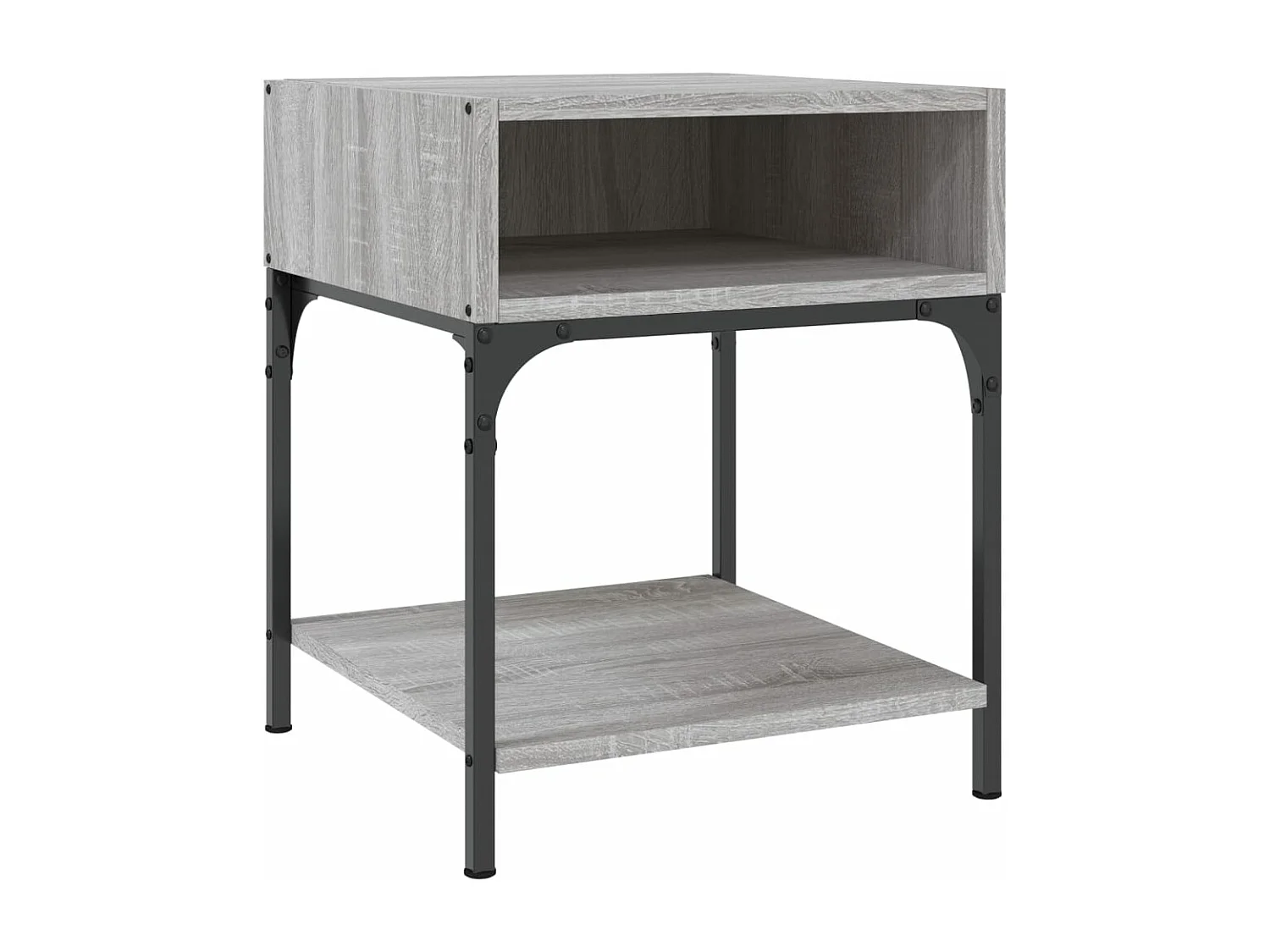 Tables de chevet 2 pcs sonoma gris 40x41x50 bois ingénierie