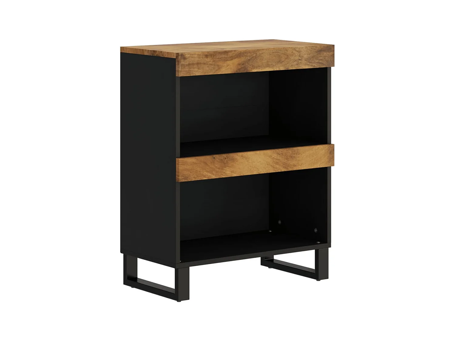 Armoire latérale 60x33x75 bois massif de manguier