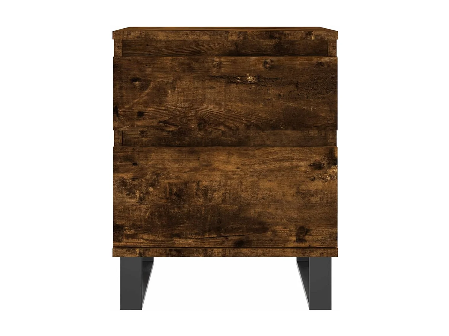 Tables de chevet 2 pcs chêne fumé 40x35x50 bois ingénierie