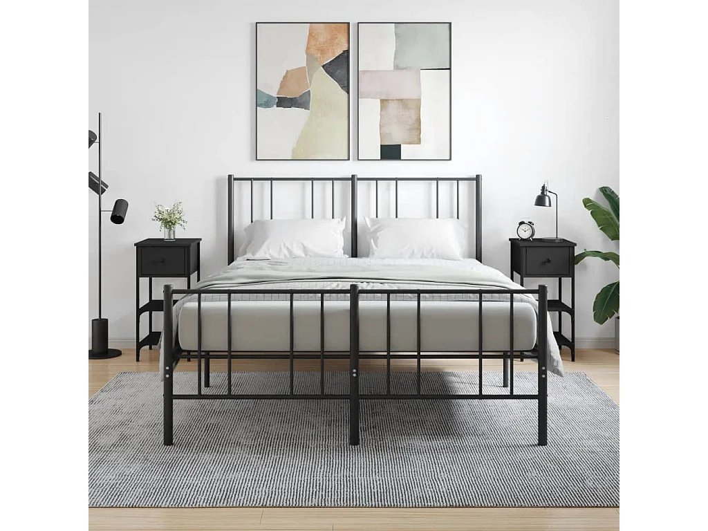 Tables de chevet 2 pcs noir 34x36x70 bois d’ingénierie