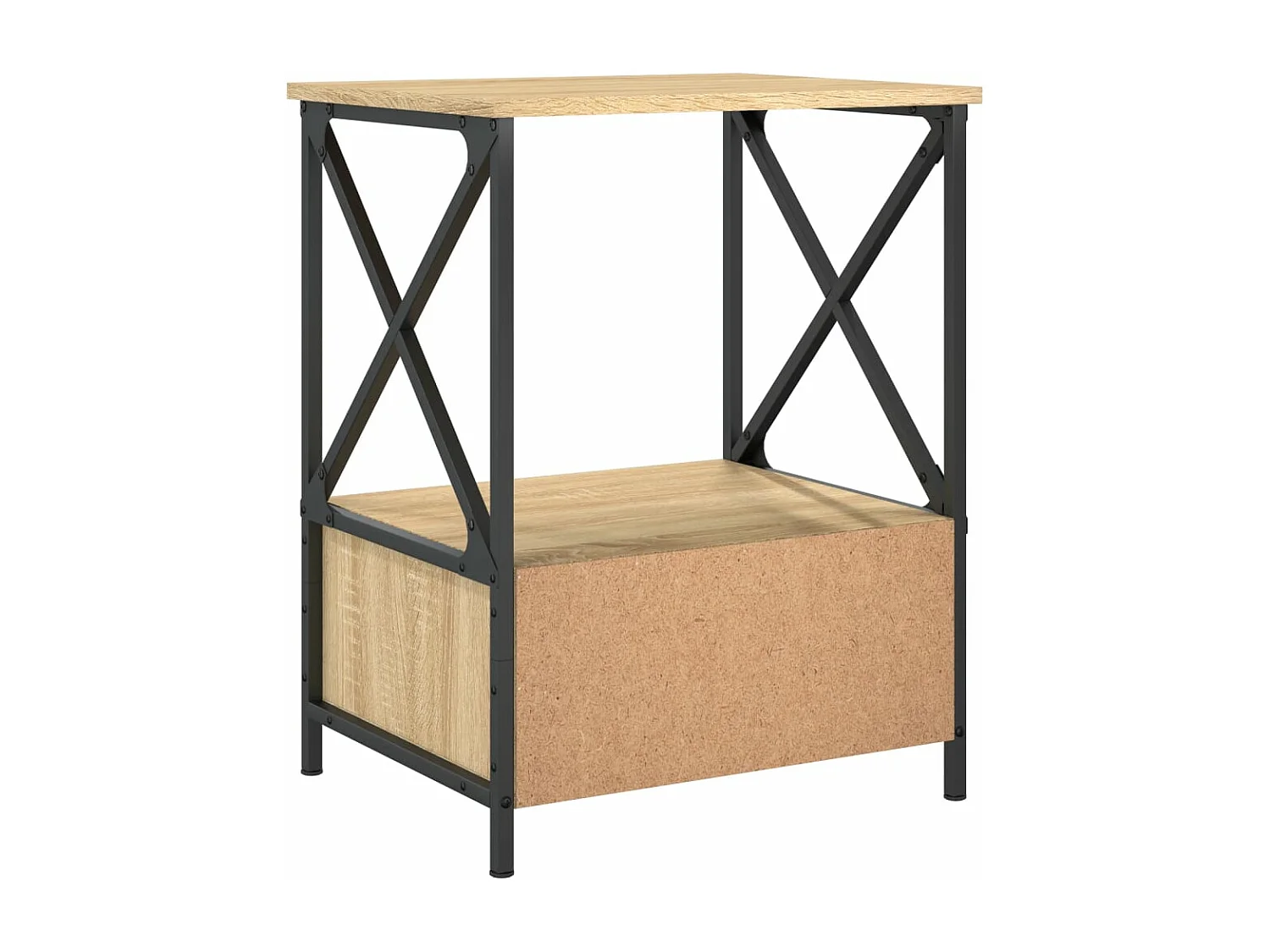 Tables de chevet 2 pcs chêne sonoma 50x41x65 bois ingénierie