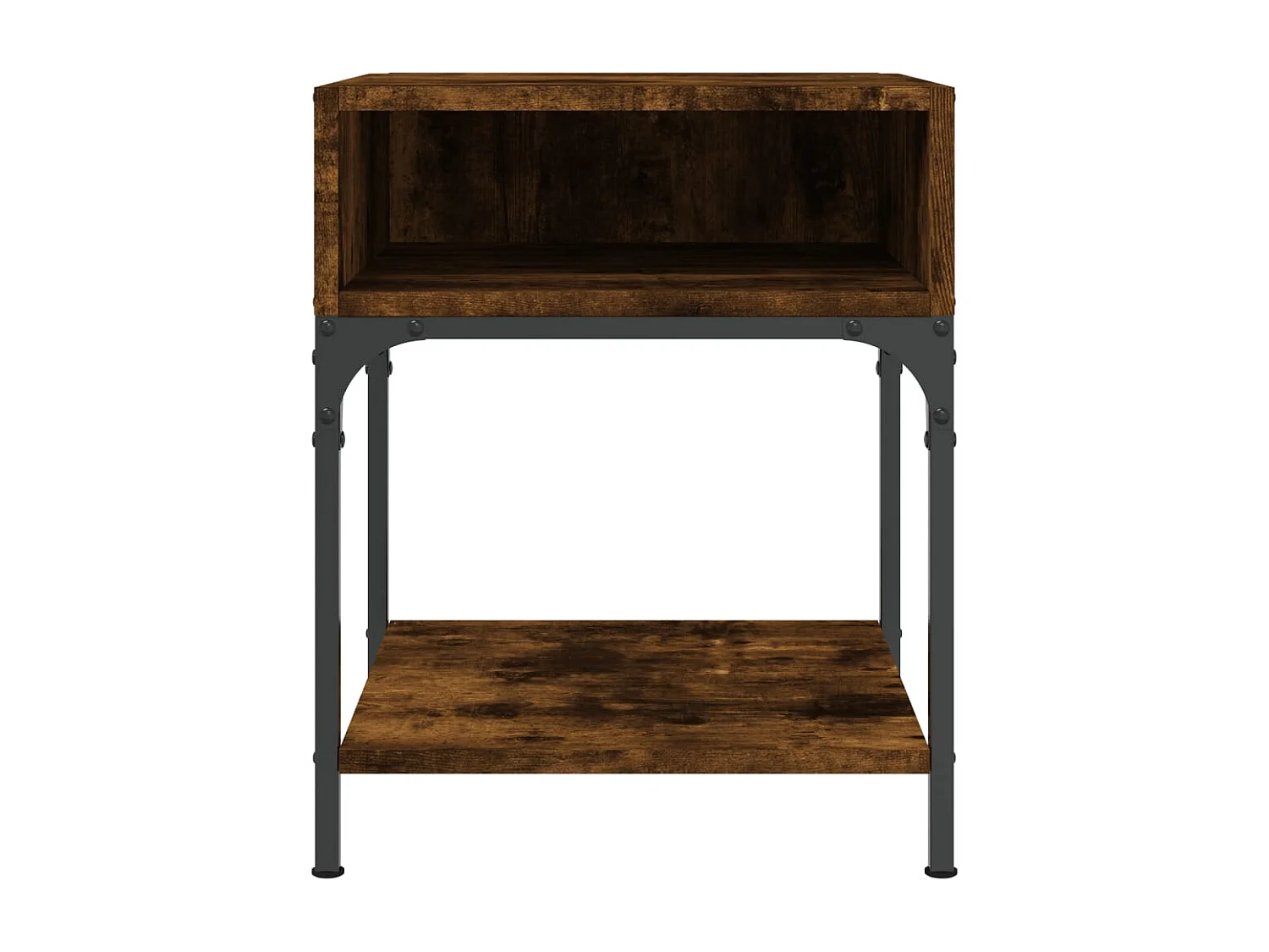 Tables de chevet 2 pcs chêne fumé 40x41x50 bois d’ingénierie