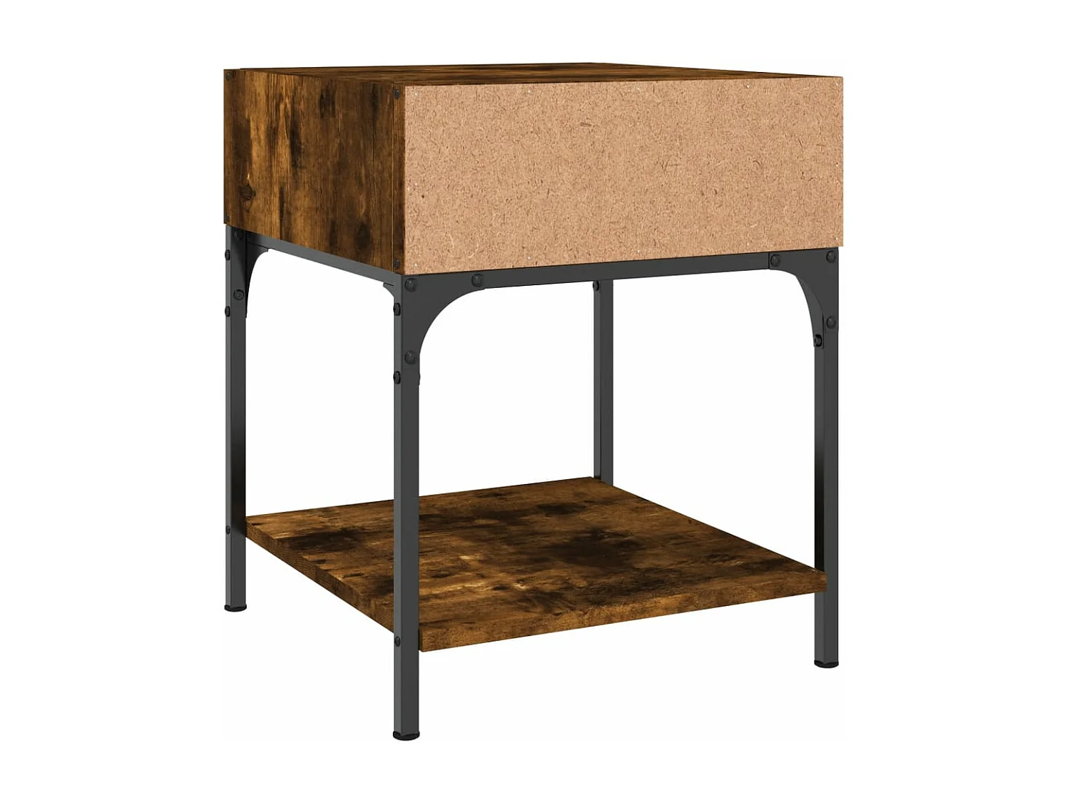 Tables de chevet 2 pcs chêne fumé 40x41x50 bois d’ingénierie