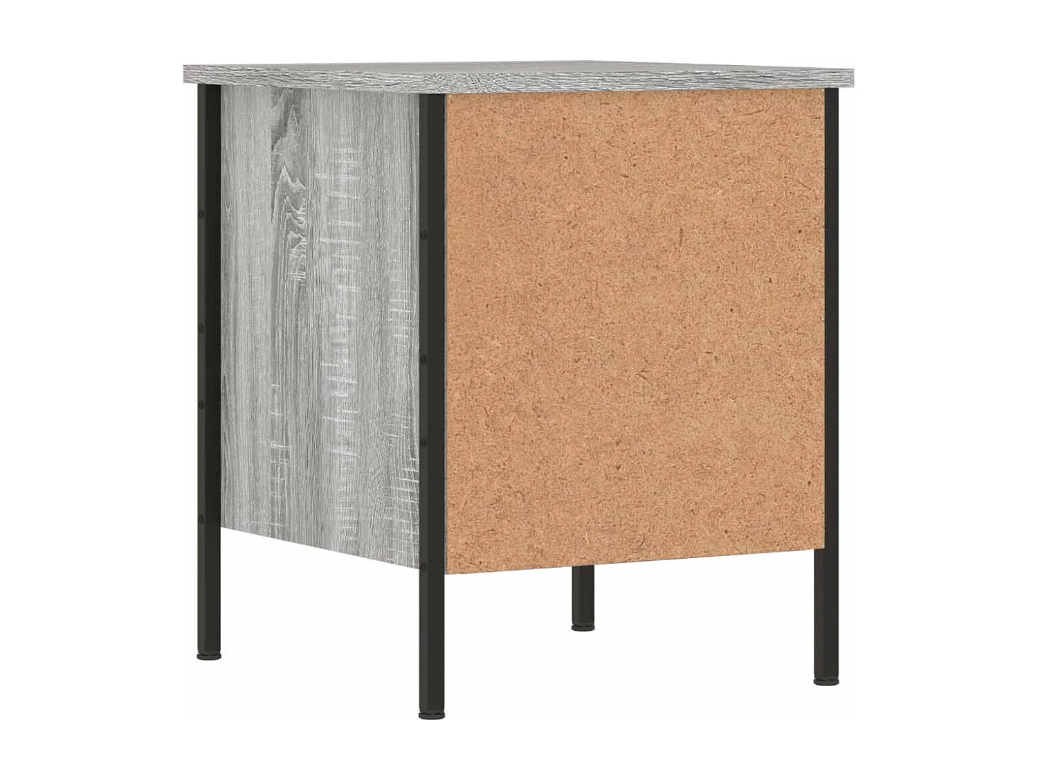 Tables de chevet 2 pcs sonoma gris 40x42x50 bois d'ingénierie