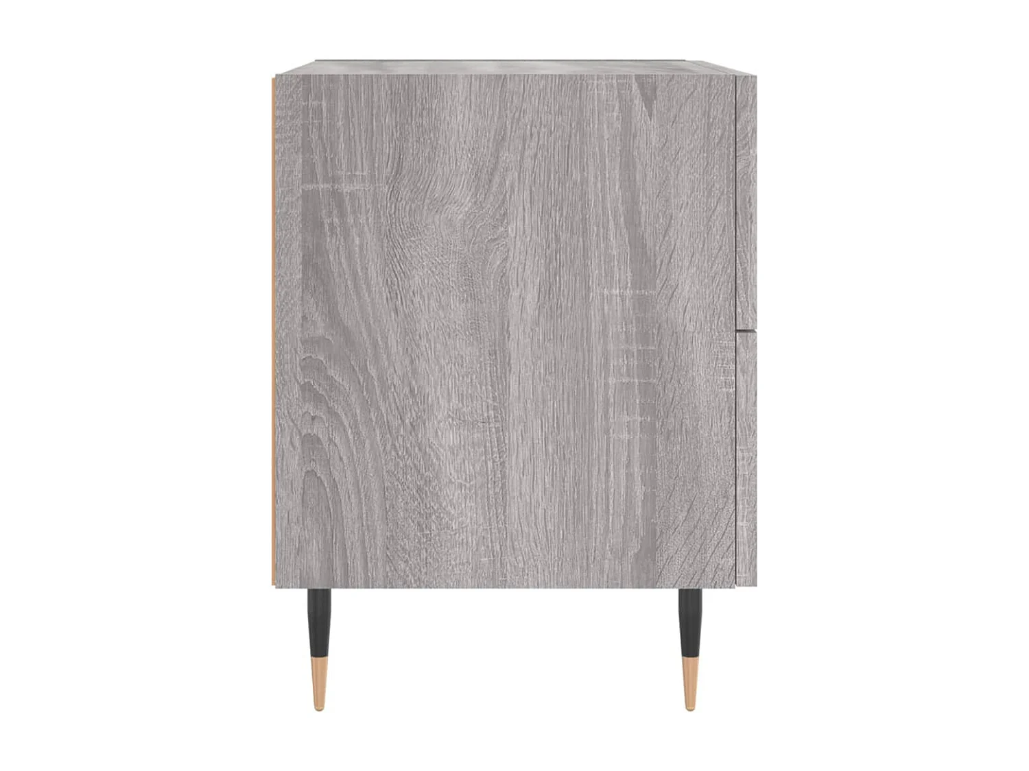 Table de chevet sonoma gris 40x35x47,5 bois d’ingénierie