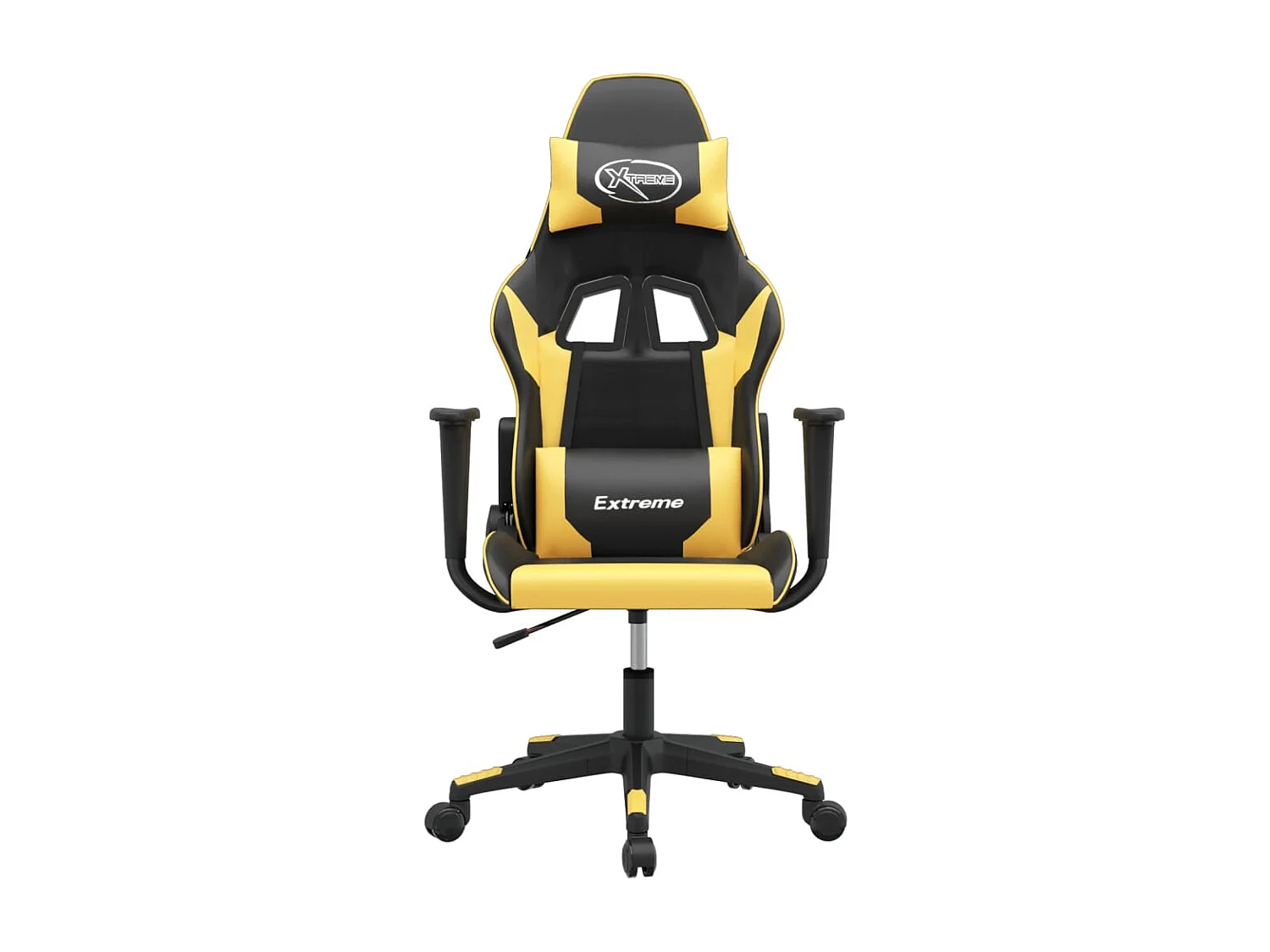 Chaise de jeu Noir et doré Similicuir