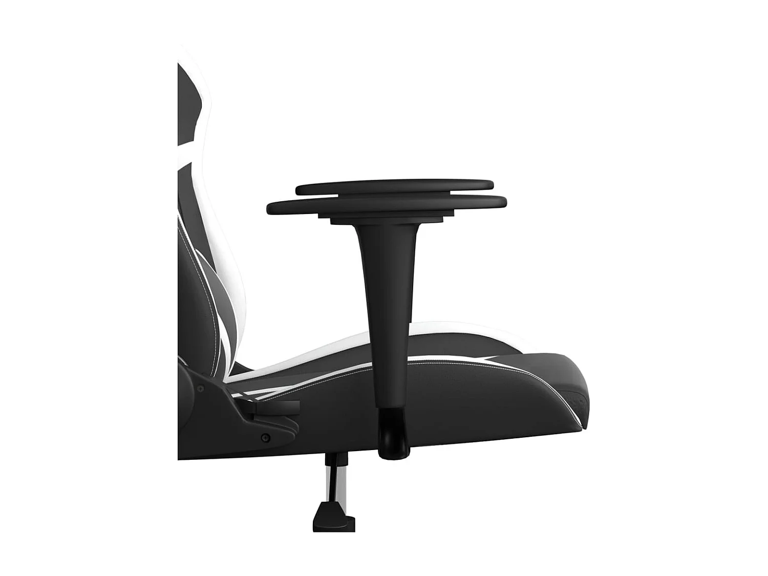 Chaise de jeu Noir et blanc Similicuir